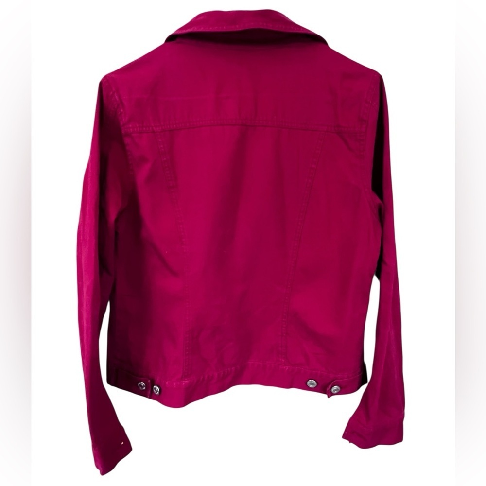 Geoffrey Beene Fuchsia Jean Jacket - Picture 4 of 4